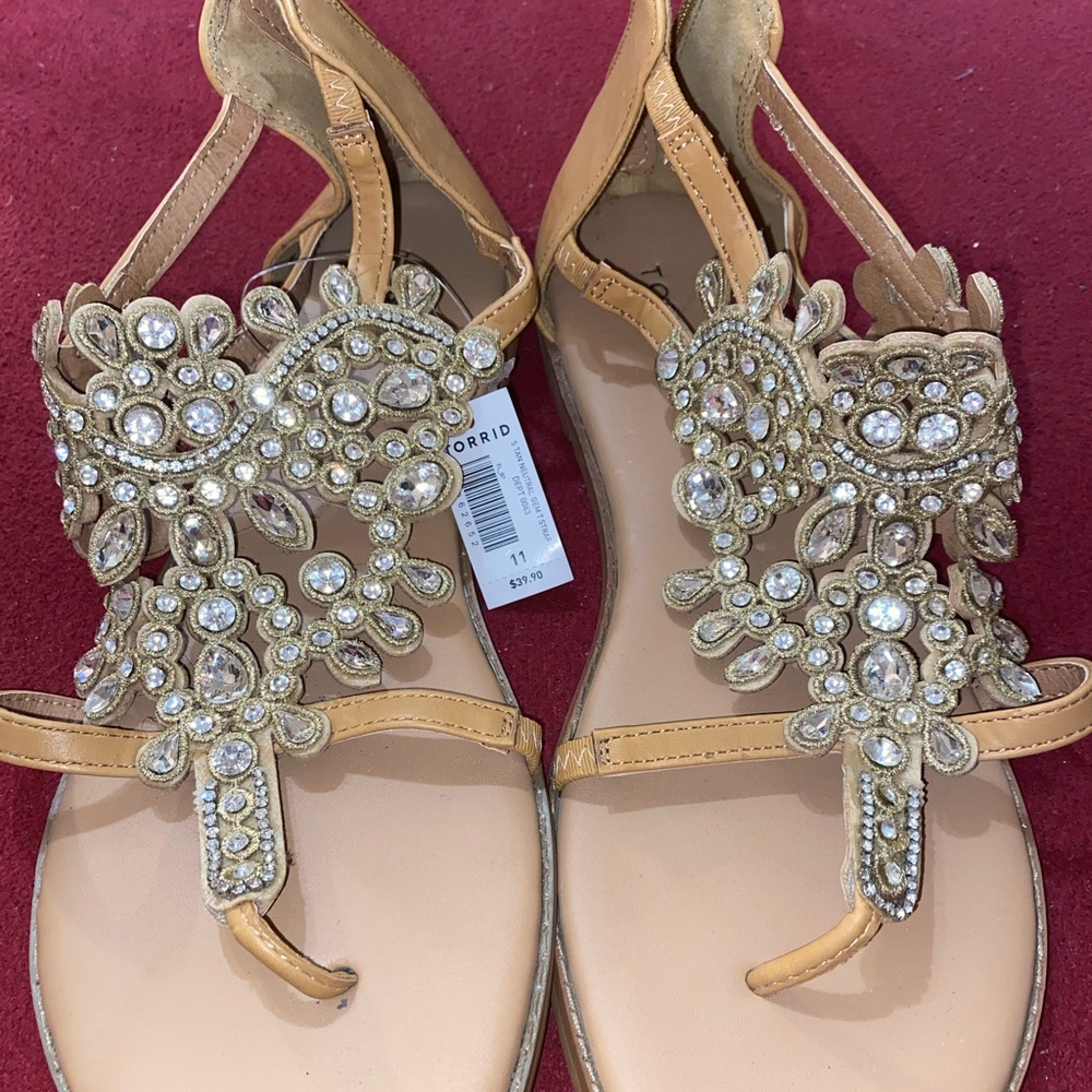 Tan sandals